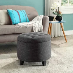 Designs4Comfort Round Ottoman