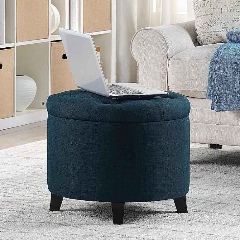 Designs4Comfort Round Ottoman