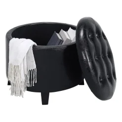 Designs4Comfort Round Ottoman