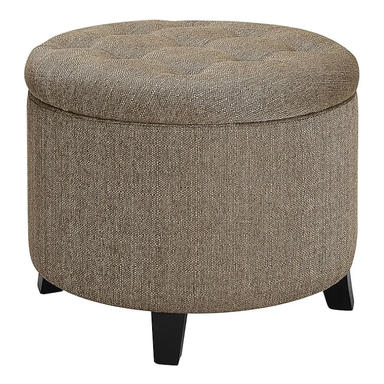 Designs4Comfort Round Ottoman