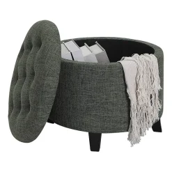 Designs4Comfort Round Ottoman