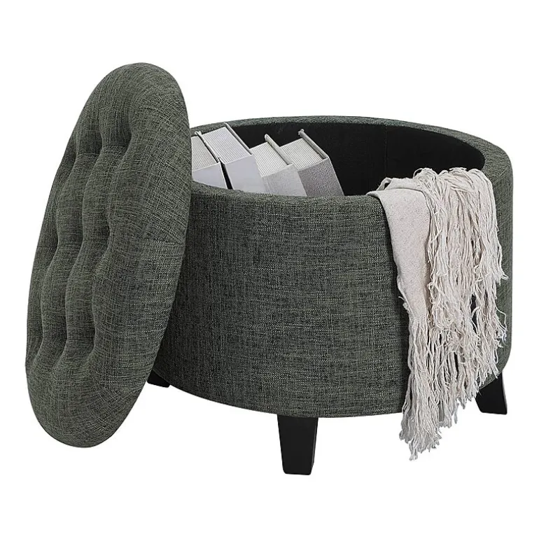 Designs4Comfort Round Ottoman