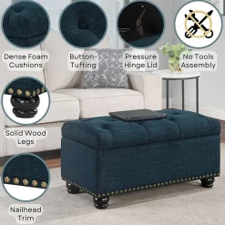 Designs4Comfort 7th Avenue Storage Ottoman