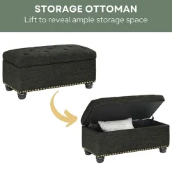 Designs4Comfort 7th Avenue Storage Ottoman