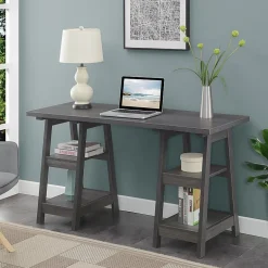 Designs 2 Go Double Trestle Desk