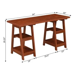 Designs 2 Go Double Trestle Desk