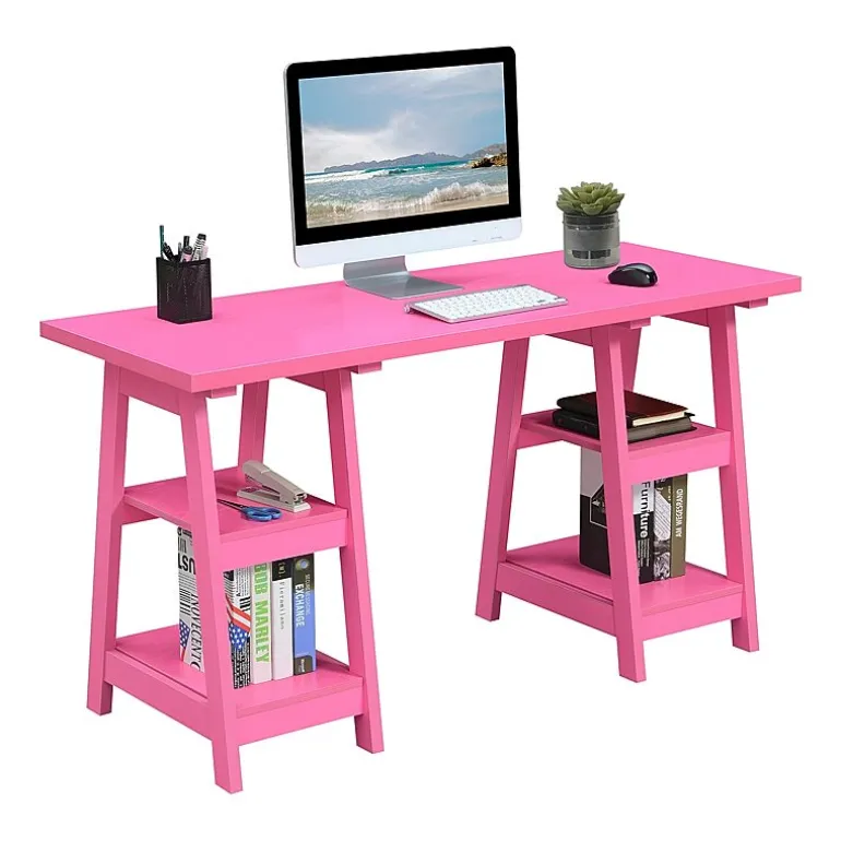 Designs 2 Go Double Trestle Desk