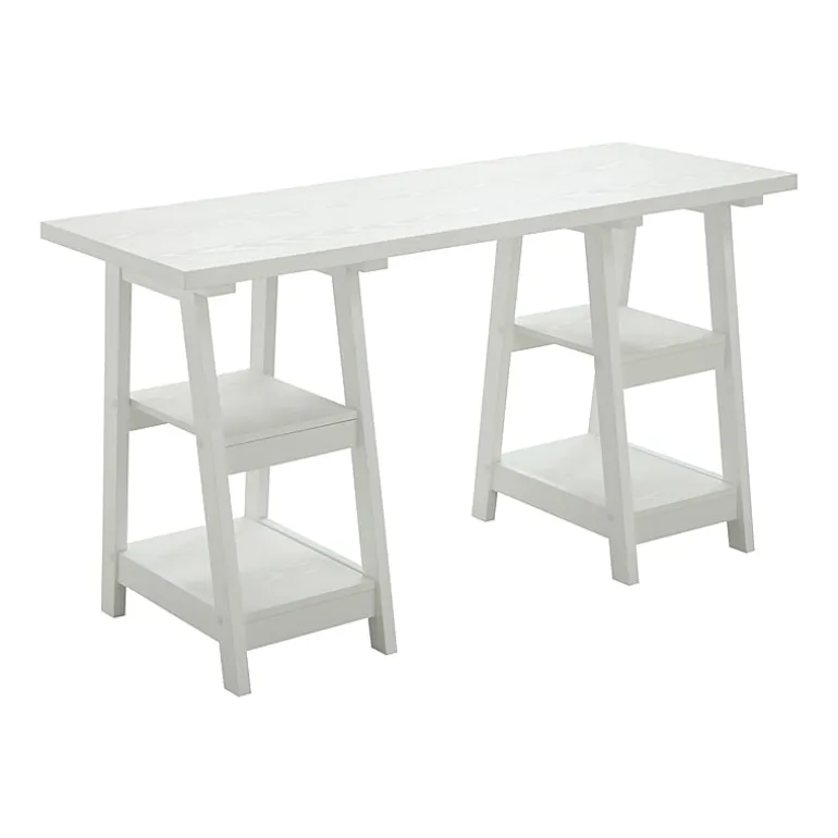 Designs 2 Go Double Trestle Desk