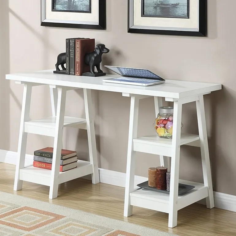 Designs 2 Go Double Trestle Desk