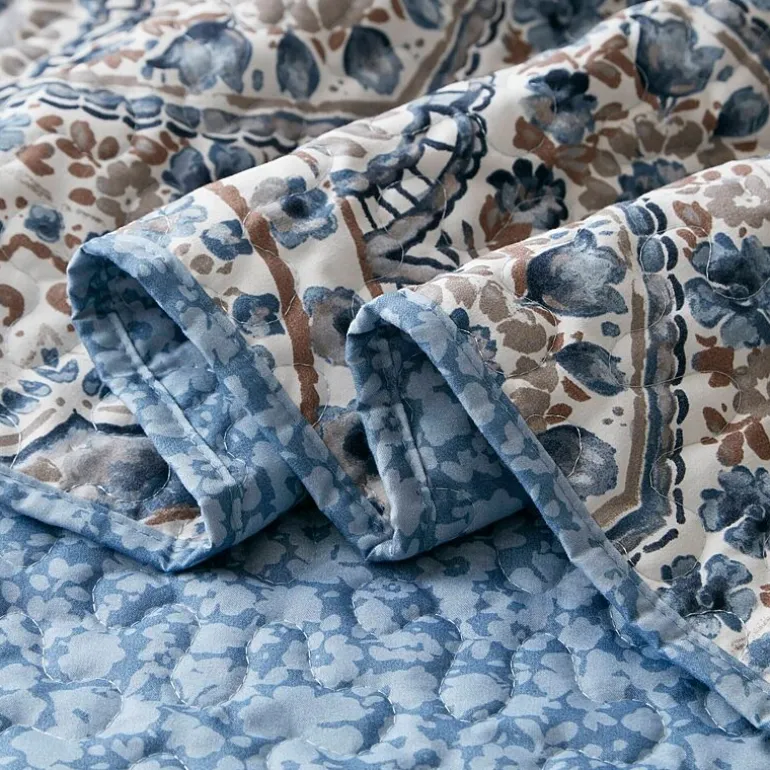 510 Design Valerie Boho Floral Reversible Quilt Set