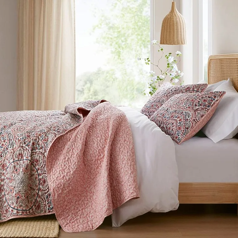510 Design Valerie Boho Floral Reversible Quilt Set