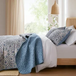 510 Design Valerie Boho Floral Reversible Quilt Set