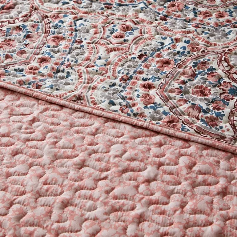 510 Design Valerie Boho Floral Reversible Quilt Set