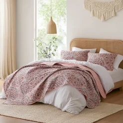 510 Design Valerie Boho Floral Reversible Quilt Set