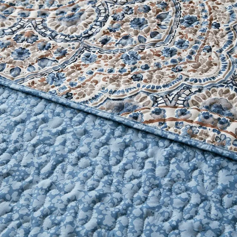 510 Design Valerie Boho Floral Reversible Quilt Set