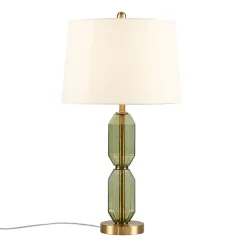 510 Design 26.5" Zirconia Faceted Glass Table Lamp