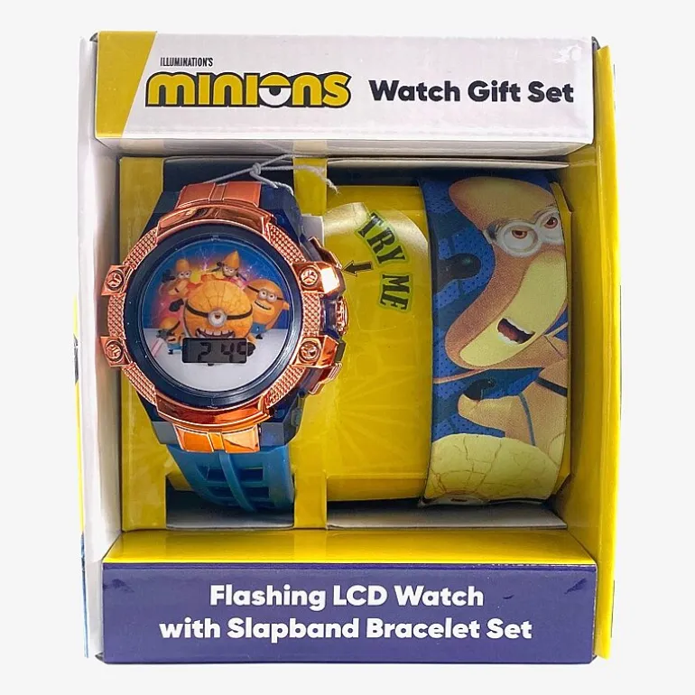 Despicable Me Boys Blue Strap Watch Dmf40030jc