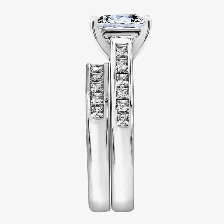 DiamonArt® Cubic Zirconia 3 3/4 CT. T.W. Bridal Ring Set