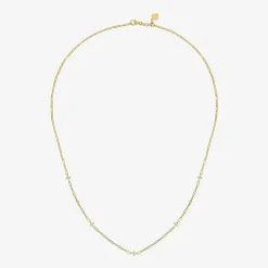 Diamond Addiction (G-H / I1-I2) Womens 1/3 CT. T.W. Lab Grown White Diamond 10K Gold Paperclip Round 18 Inch Pendant Necklace