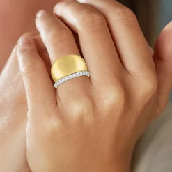Diamond Addiction (G-H / I1-I2) Womens 1/3 CT. T.W. Lab Grown White Diamond 10K Gold Ring Set