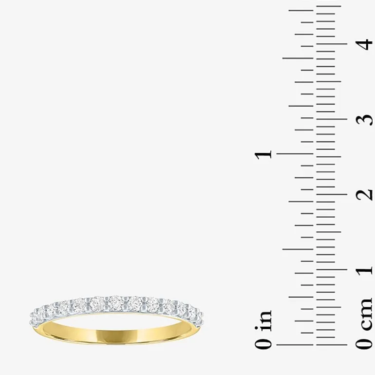 Diamond Addiction (G-H / I1-I2) Womens 1/3 CT. T.W. Lab Grown White Diamond 10K Gold Ring Set