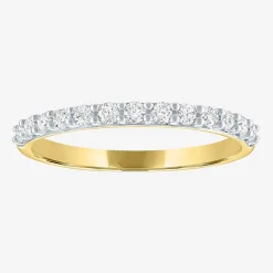 Diamond Addiction (G-H / I1-I2) Womens 1/3 CT. T.W. Lab Grown White Diamond 10K Gold Ring Set