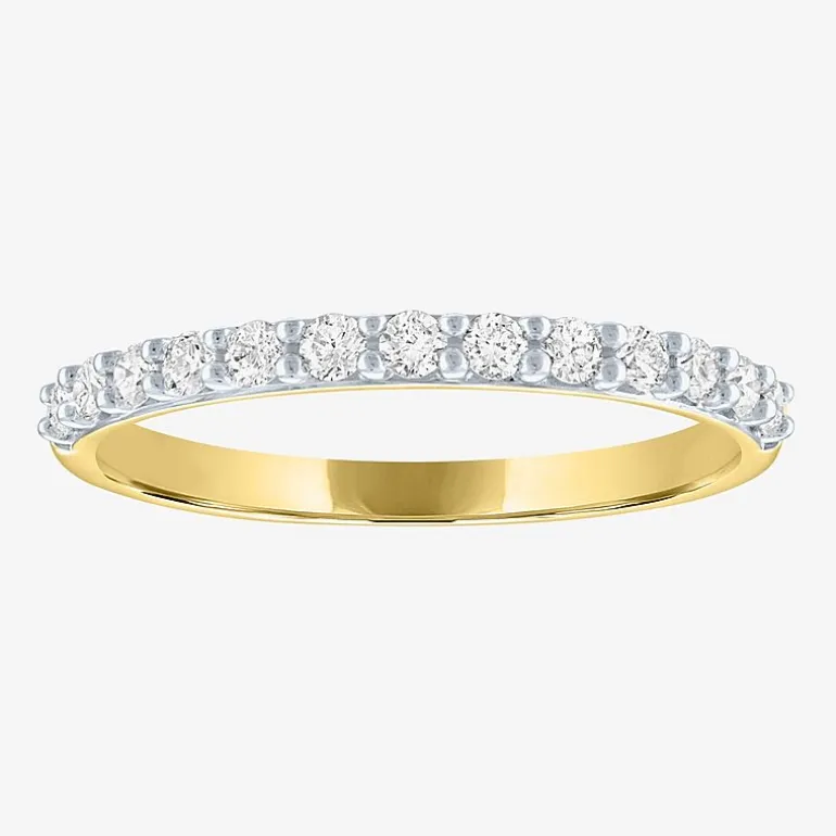Diamond Addiction (G-H / I1-I2) Womens 1/3 CT. T.W. Lab Grown White Diamond 10K Gold Ring Set