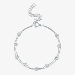 Diamond Addiction (G-H / Si2-I1) 10K Gold 8 Inch Cable Chain Bracelet