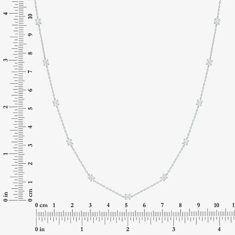Diamond Addiction (G-H / Si2-I1) Womens 2 CT. T.W. Lab Grown White Diamond 10K Gold 20 Inch Pendant Necklace