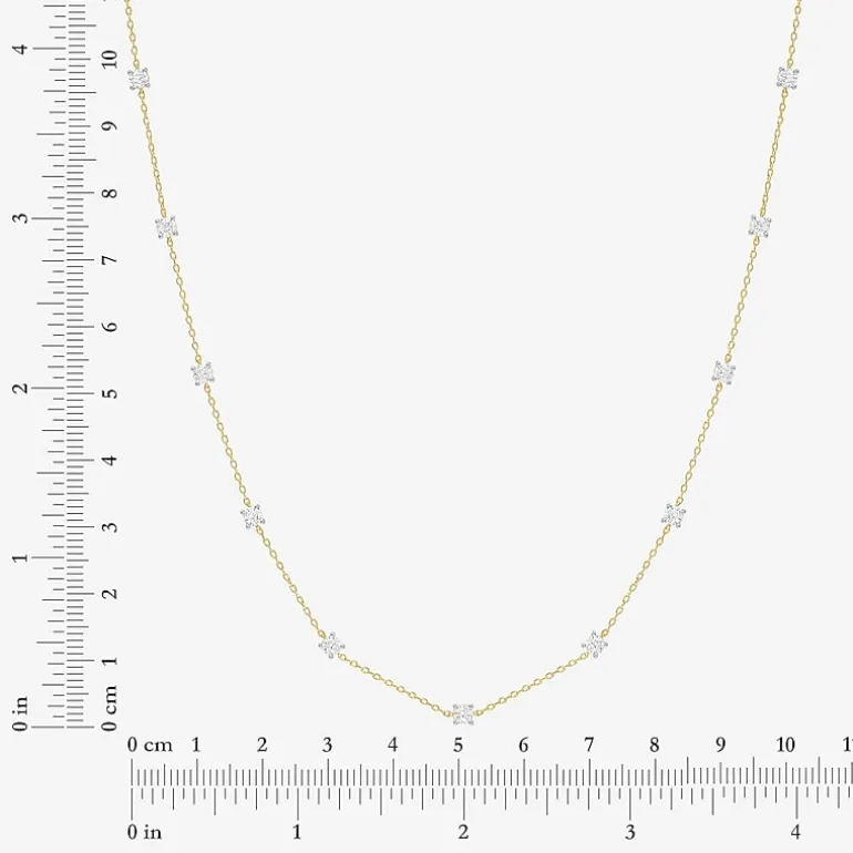 Diamond Addiction (G-H / Si2-I1) Womens 2 CT. T.W. Lab Grown White Diamond 10K Gold 20 Inch Pendant Necklace