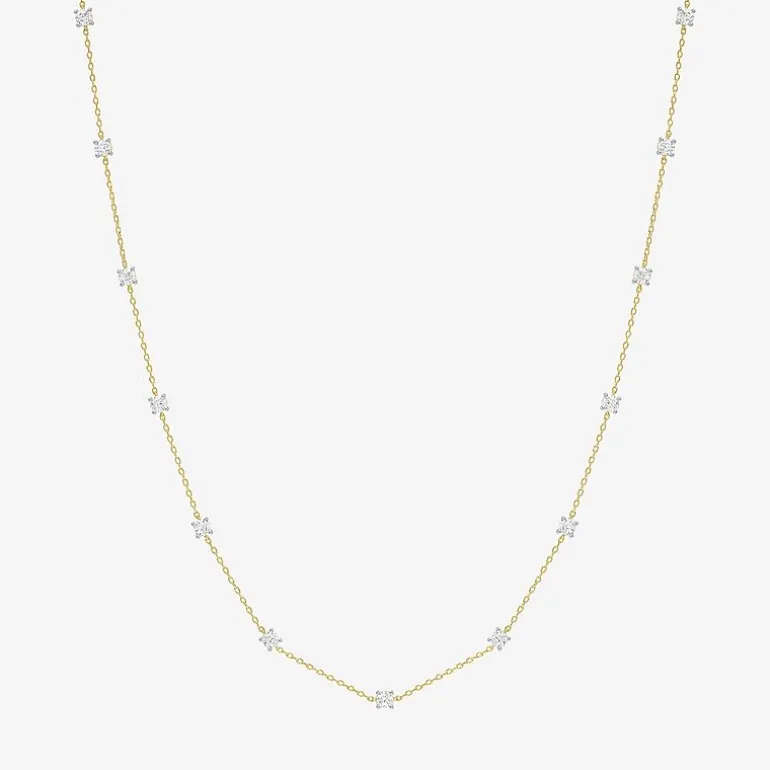 Diamond Addiction (G-H / Si2-I1) Womens 2 CT. T.W. Lab Grown White Diamond 10K Gold 20 Inch Pendant Necklace