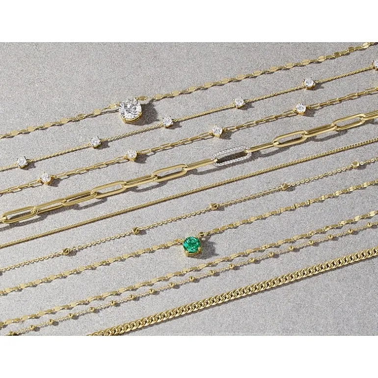 Diamond Addiction (G-H / Si2-I1) Womens 2 CT. T.W. Lab Grown White Diamond 10K Gold 20 Inch Pendant Necklace