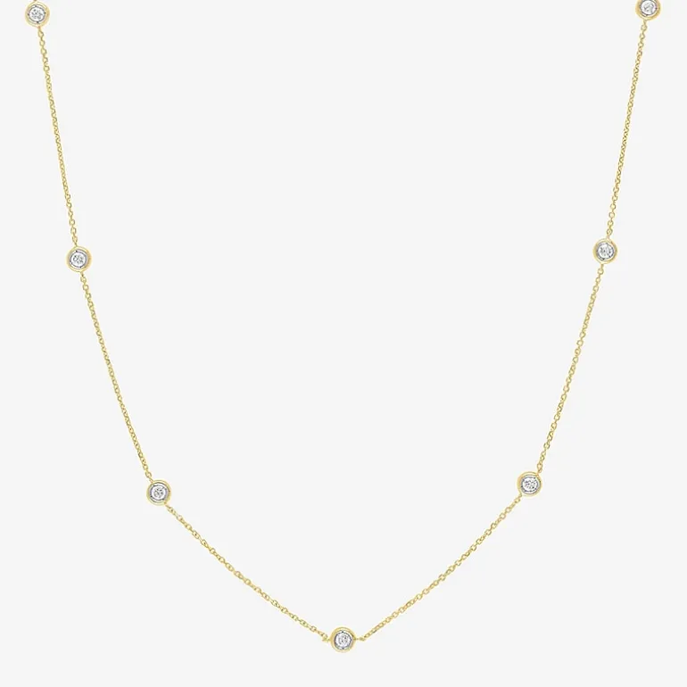 Diamond Addiction (G-H / Si2-I1) Womens 1/3 CT. T.W. Lab Grown White Diamond 10K Gold Pendant Necklace
