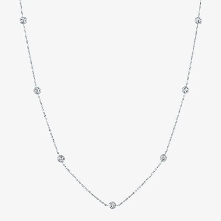 Diamond Addiction (G-H / Si2-I1) Womens 1/3 CT. T.W. Lab Grown White Diamond 10K Gold Pendant Necklace
