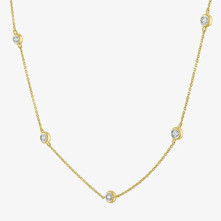 Diamond Addiction (G-H / Si2-I1) Womens 1/3 CT. T.W. Lab Grown White Diamond 10K Gold Pendant Necklace
