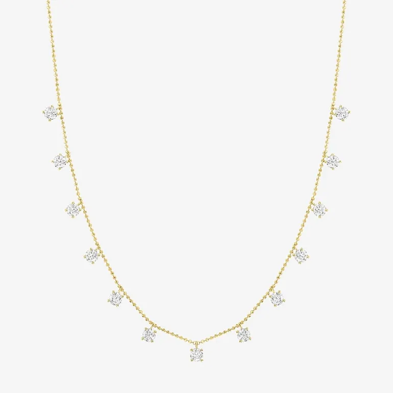 Diamond Addiction (G-H,Si2-I1) Womens 2 CT. T.W. Lab Grown White Diamond 10K Gold 18 Inch Pendant Necklace
