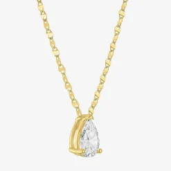 Diamond Addiction (G-H / Si2-I1) Womens 2 CT. T.W. Lab Grown White Diamond 10K Gold 18 Inch Pendant Necklace