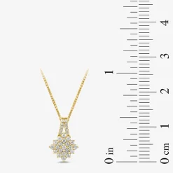 Diamond Blossom 1 CT. T.W. Lab Grown White Diamond 10K White or Yellow Gold Star 2-pc. Jewelry Set
