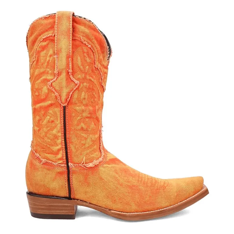 Dingo Mens Big Easy Flat Heel Cowboy Boots