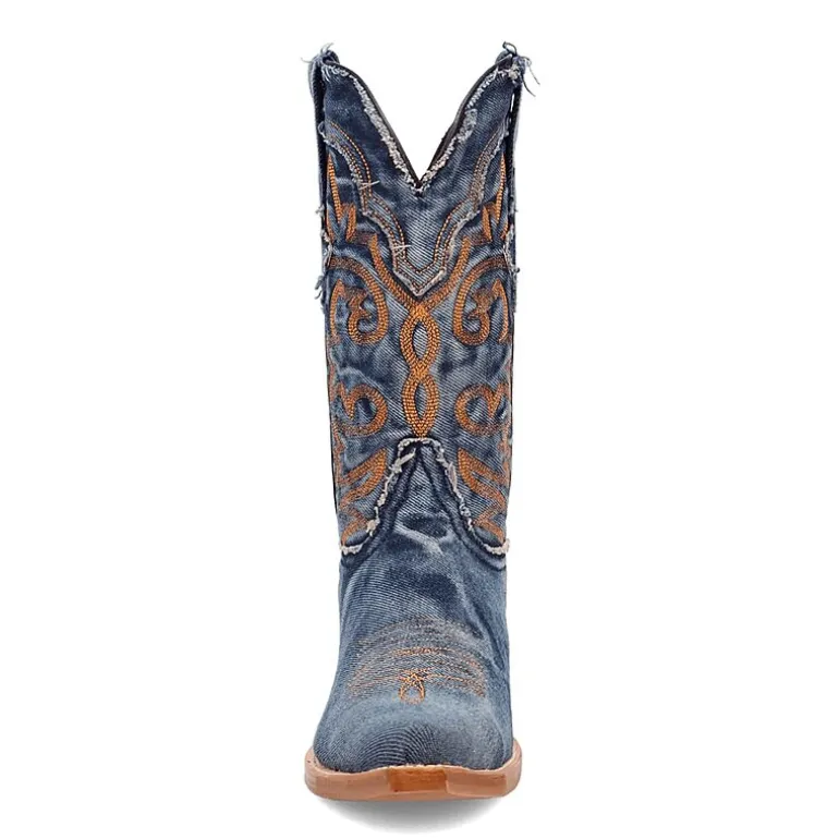 Dingo Mens Big Easy Flat Heel Cowboy Boots