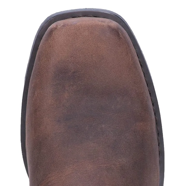 Dingo Mens Block Heel Motorcycle Boots Rev Up