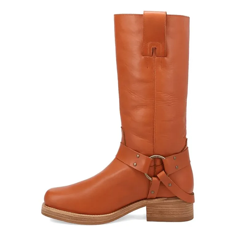 Dingo Mens Rip Block Heel Cowboy Boots