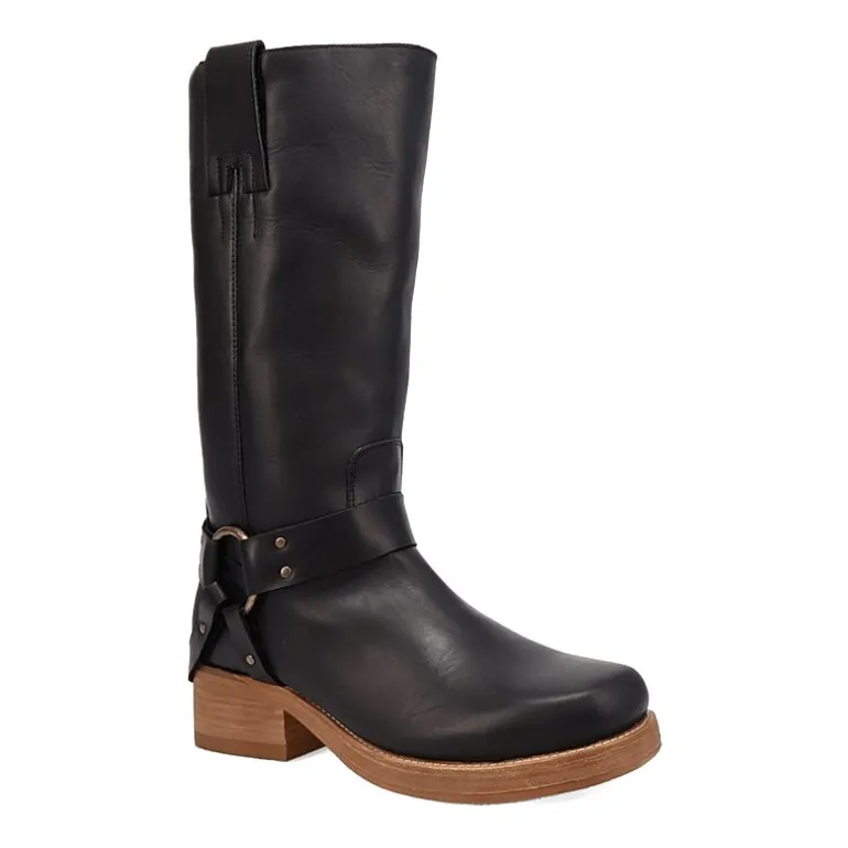 Dingo Mens Rip Block Heel Cowboy Boots