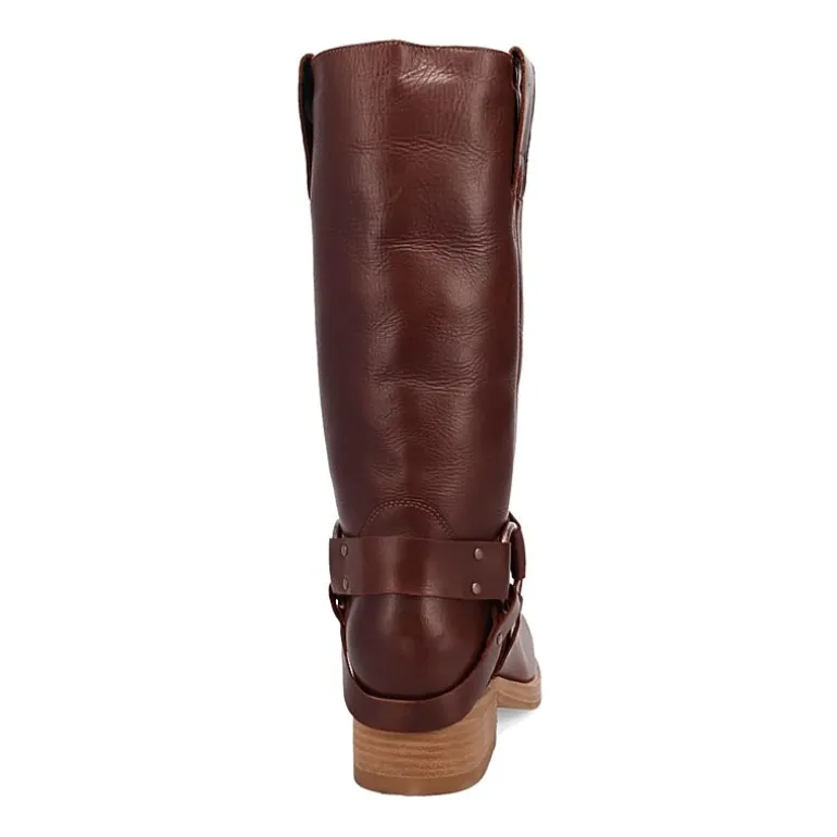 Dingo Mens Rip Block Heel Cowboy Boots