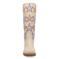 Dingo Womens American Dream Block Heel Cowboy Boots