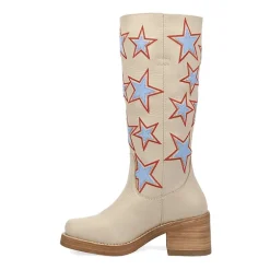 Dingo Womens American Dream Block Heel Cowboy Boots