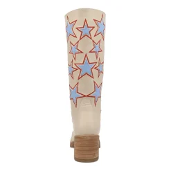 Dingo Womens American Dream Block Heel Cowboy Boots