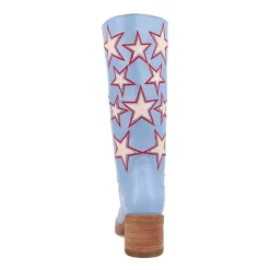 Dingo Womens American Dream Block Heel Cowboy Boots