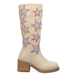 Dingo Womens American Dream Block Heel Cowboy Boots