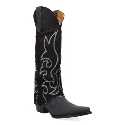 Dingo Womens Blue Jean Baby Block Heel Cowboy Boots